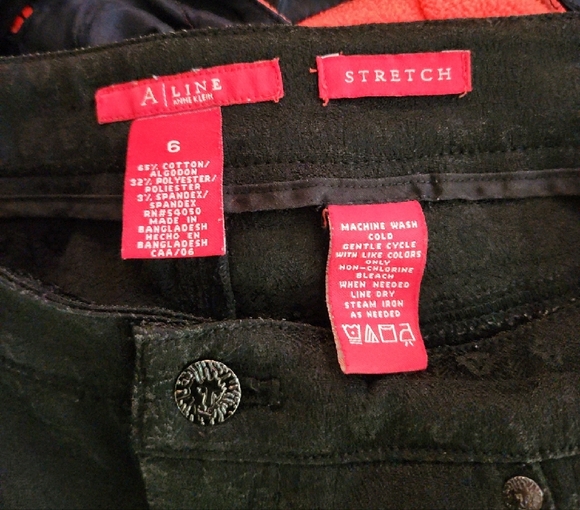 Anne Klein Black Wide Leg Pants - Picture 5 of 6